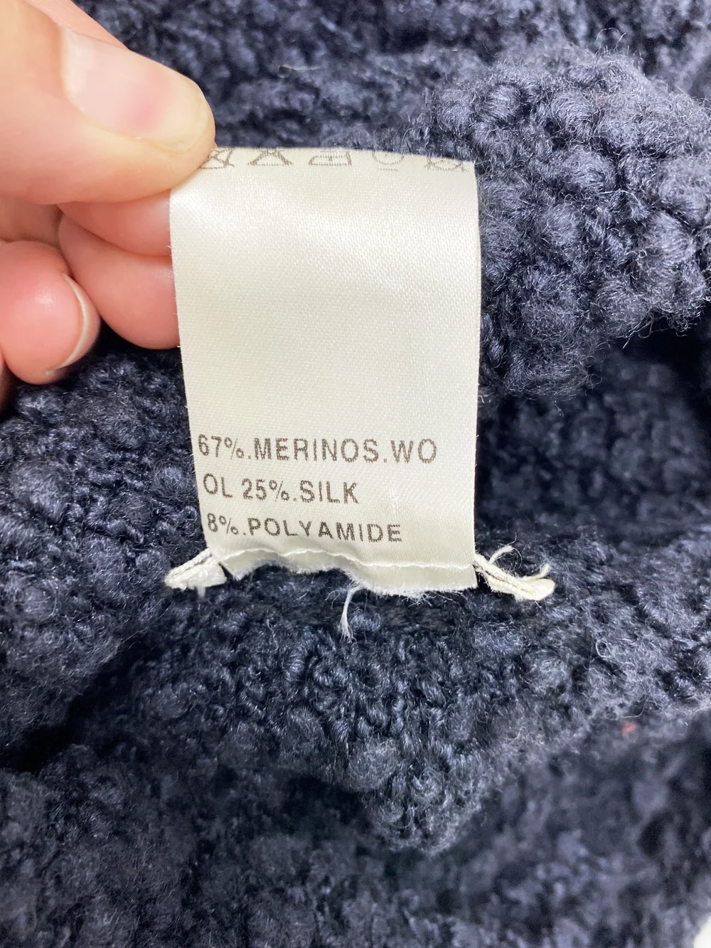Chloe F/W 2001 silk textured knit sweater — JAMES VELORIA